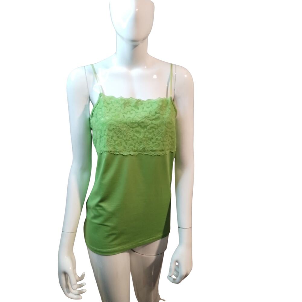 Y2K Boutique Essentials USA Women's‎ size S  Lace Grungcore Dainty Delicate Cami